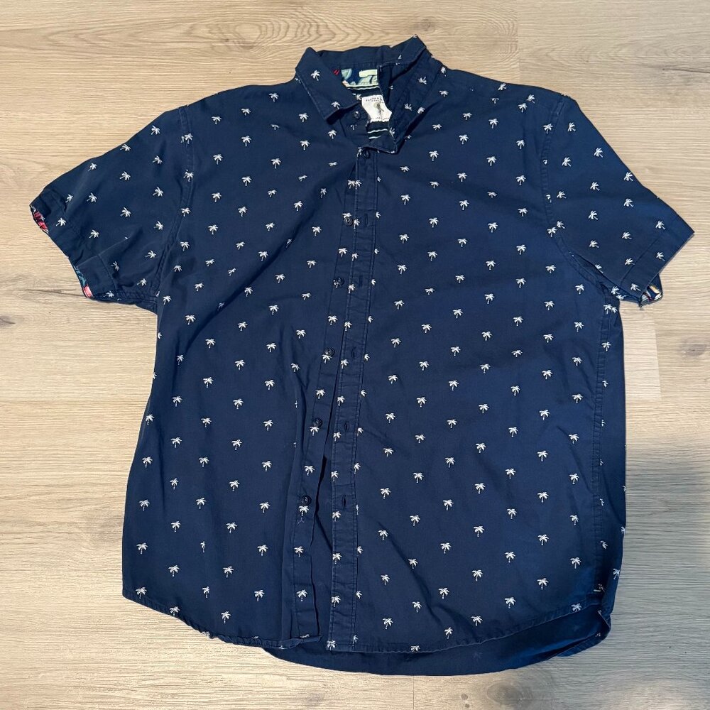 Denim & Flower Button Down